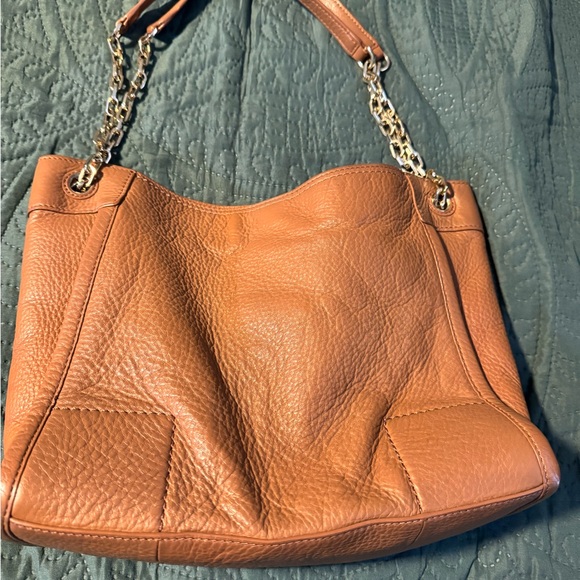 Tory Burch Tan Leather Tote Bag - Picture 6 of 11